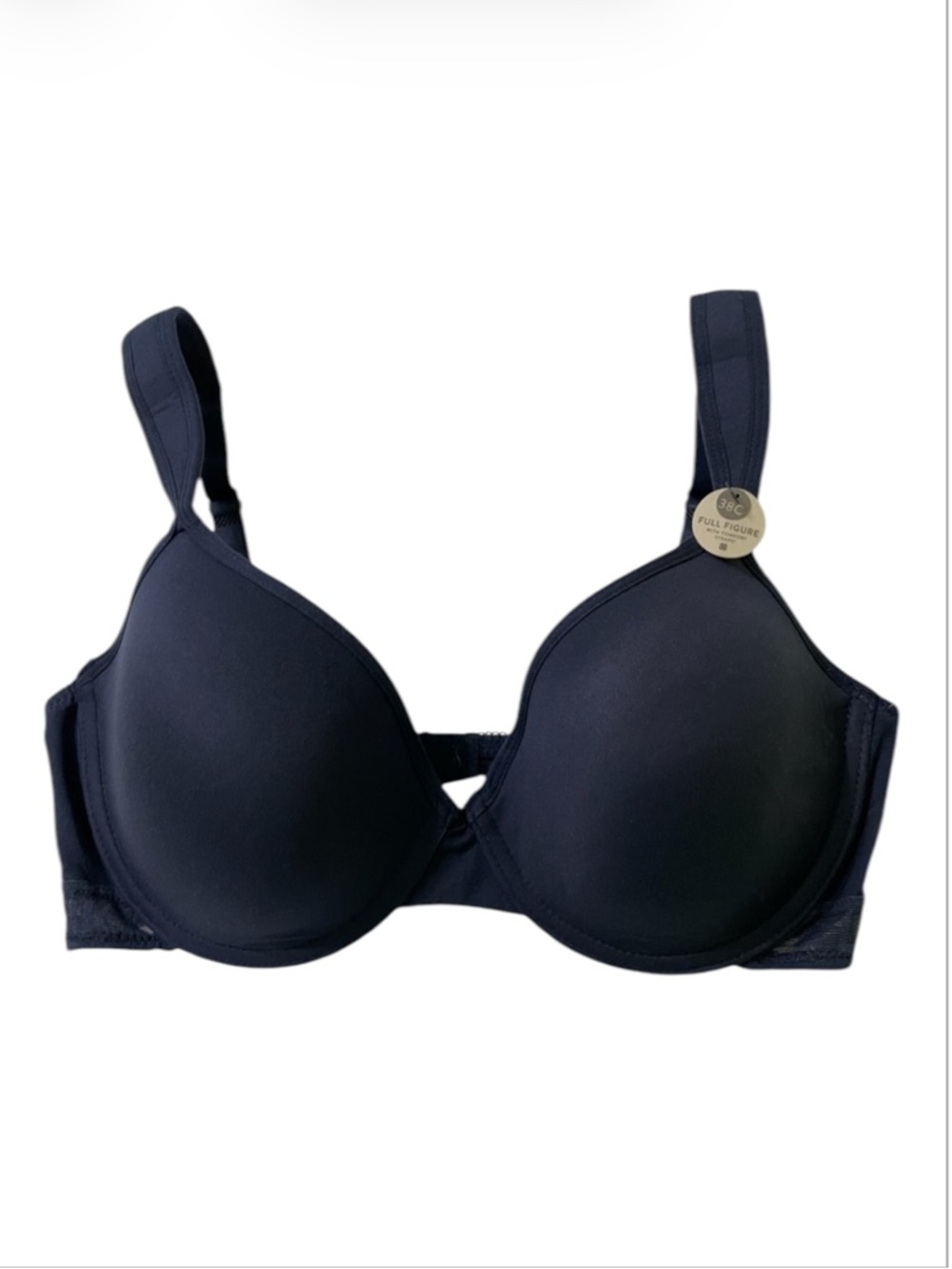 LUCKY BRAND 38C Underwire Bra Dark Blue Full Figure Comfort Straps